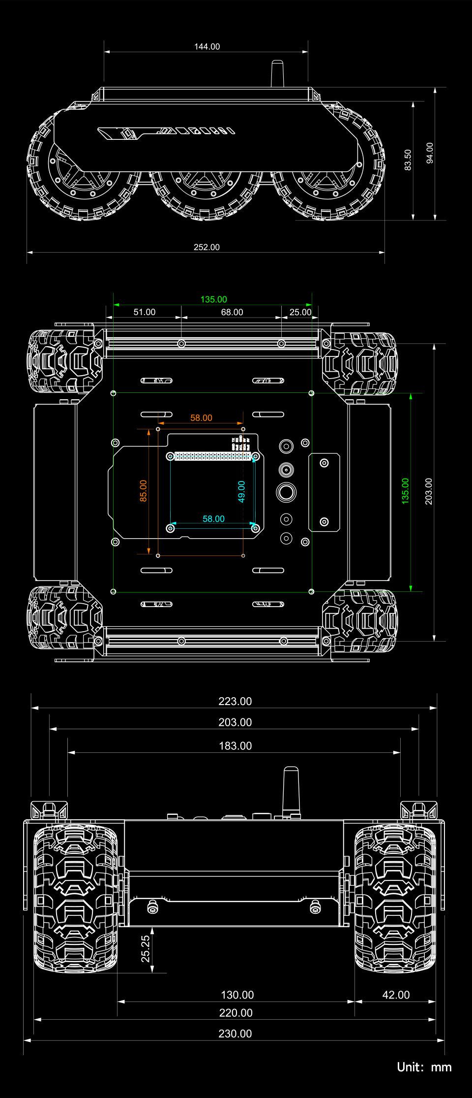 Scout Micro dimensions